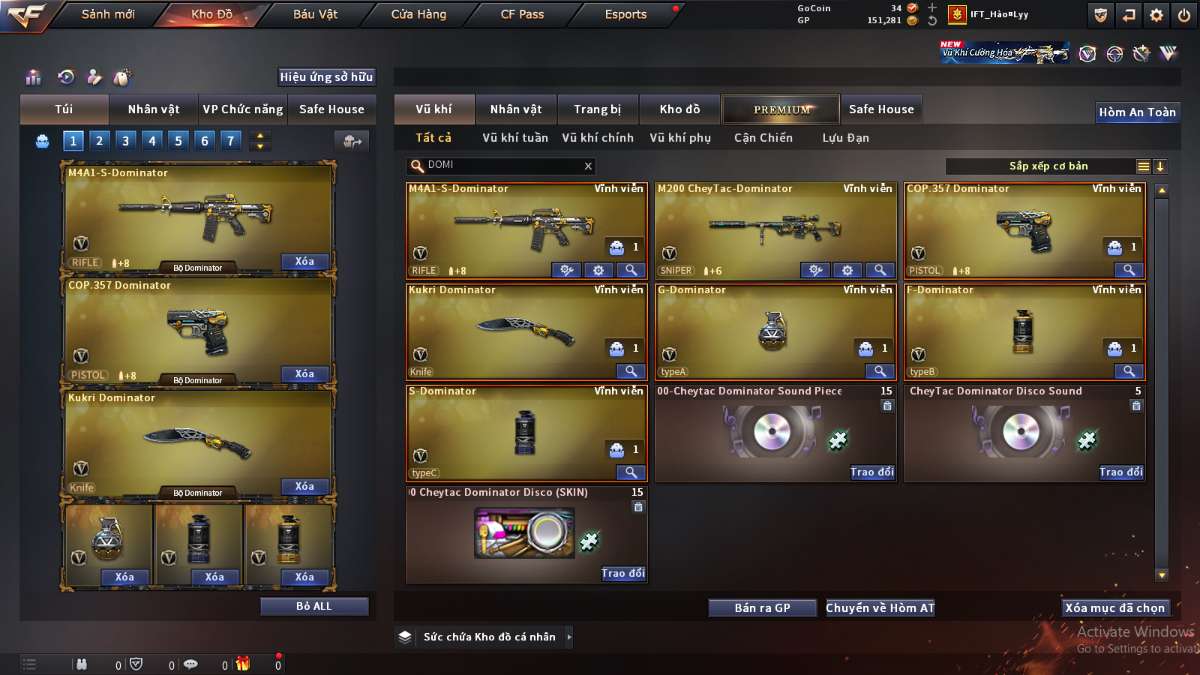 shop acc cf uy tin gia re